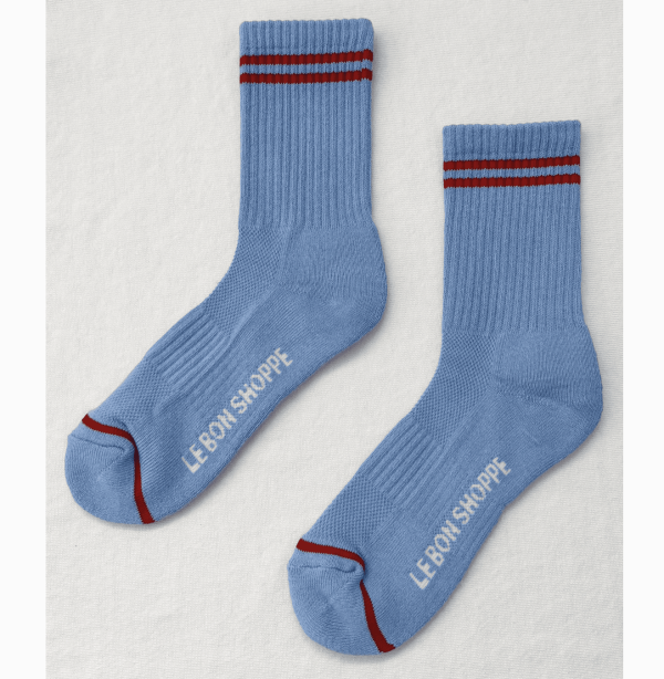 Boyfriend Socks, Ciel Blue